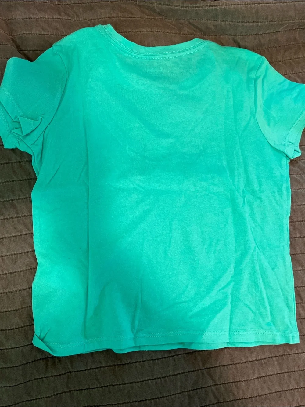 Old Navy Teal Graphic Girls Short Sleeve Tee